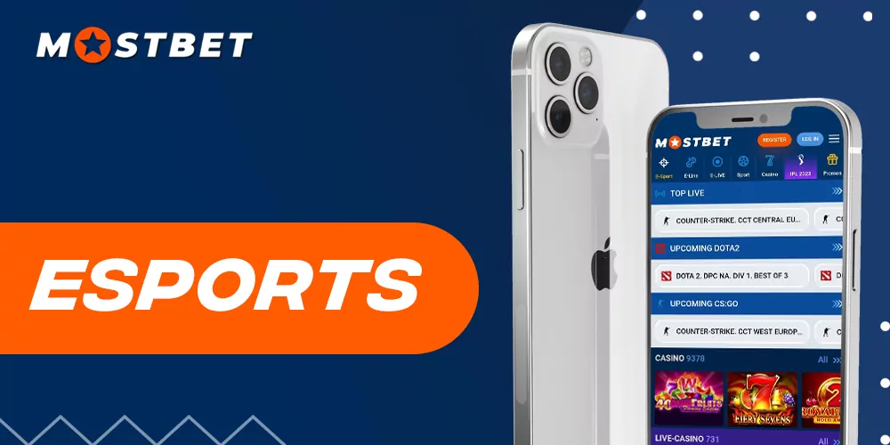 How to bet on e-sports on Mostbet bookmaker website