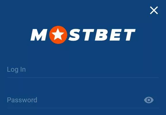mostbet app login form