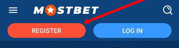 mostbet app reg button