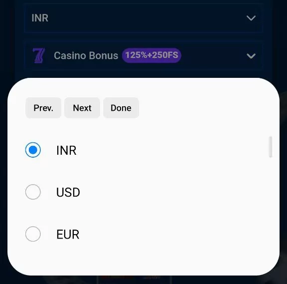 mostbet reg email currency