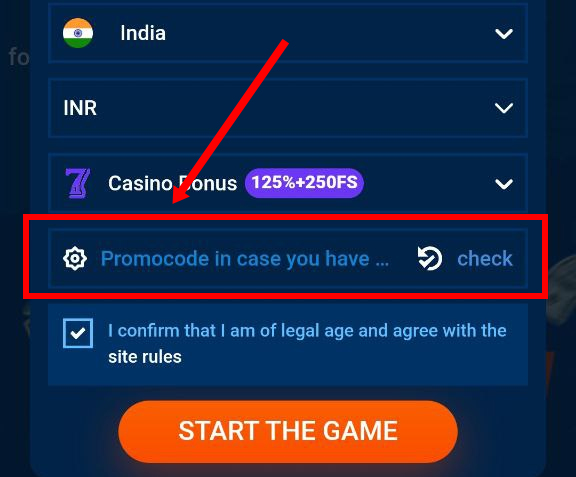 mostbet reg email promo code
