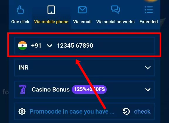 mostbet reg phone number